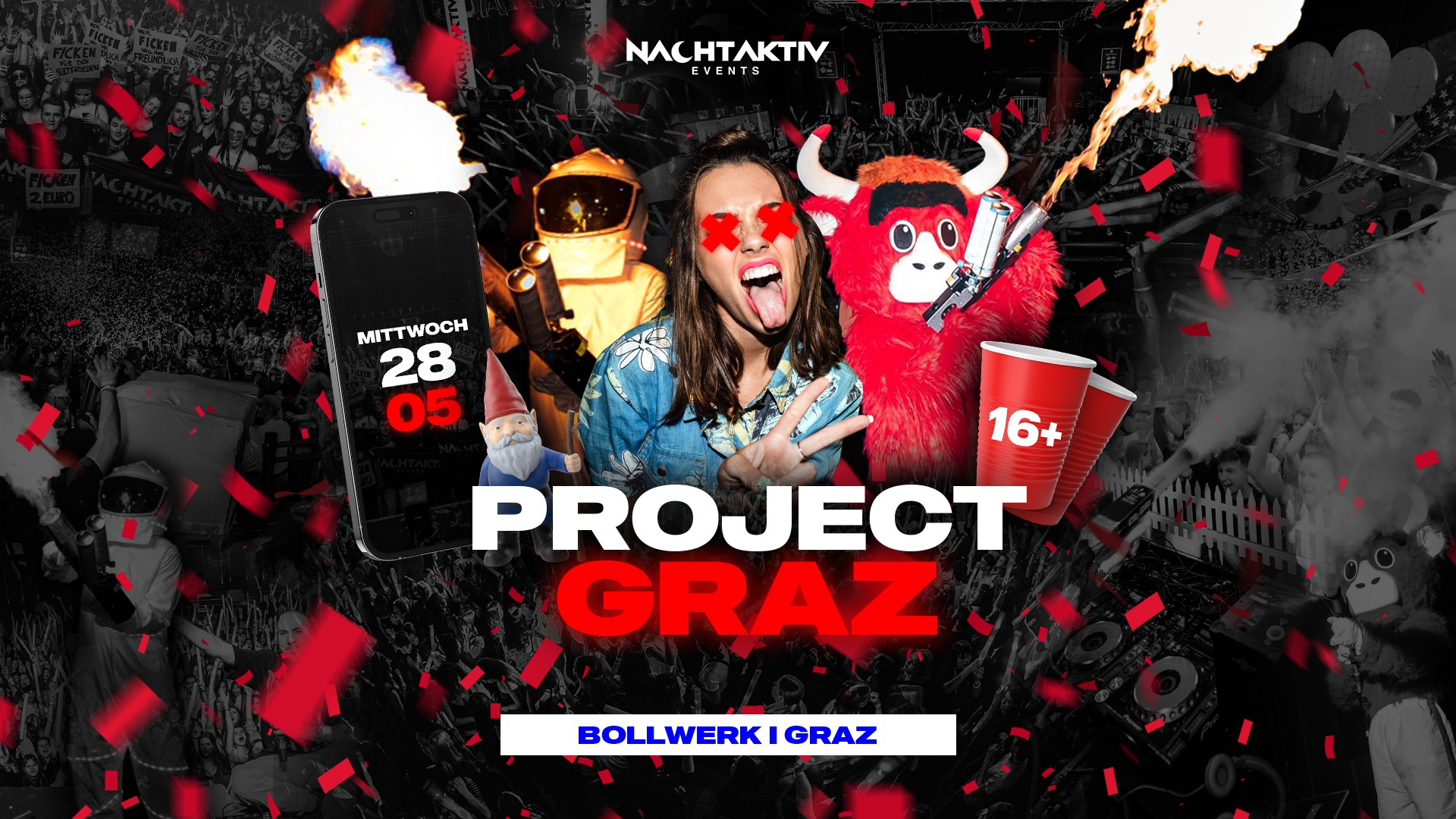 Project Graz! am 28. May 2025 @ Bollwerk Graz. Project Graz! am 28. May 2025 @ Bollwerk Graz.