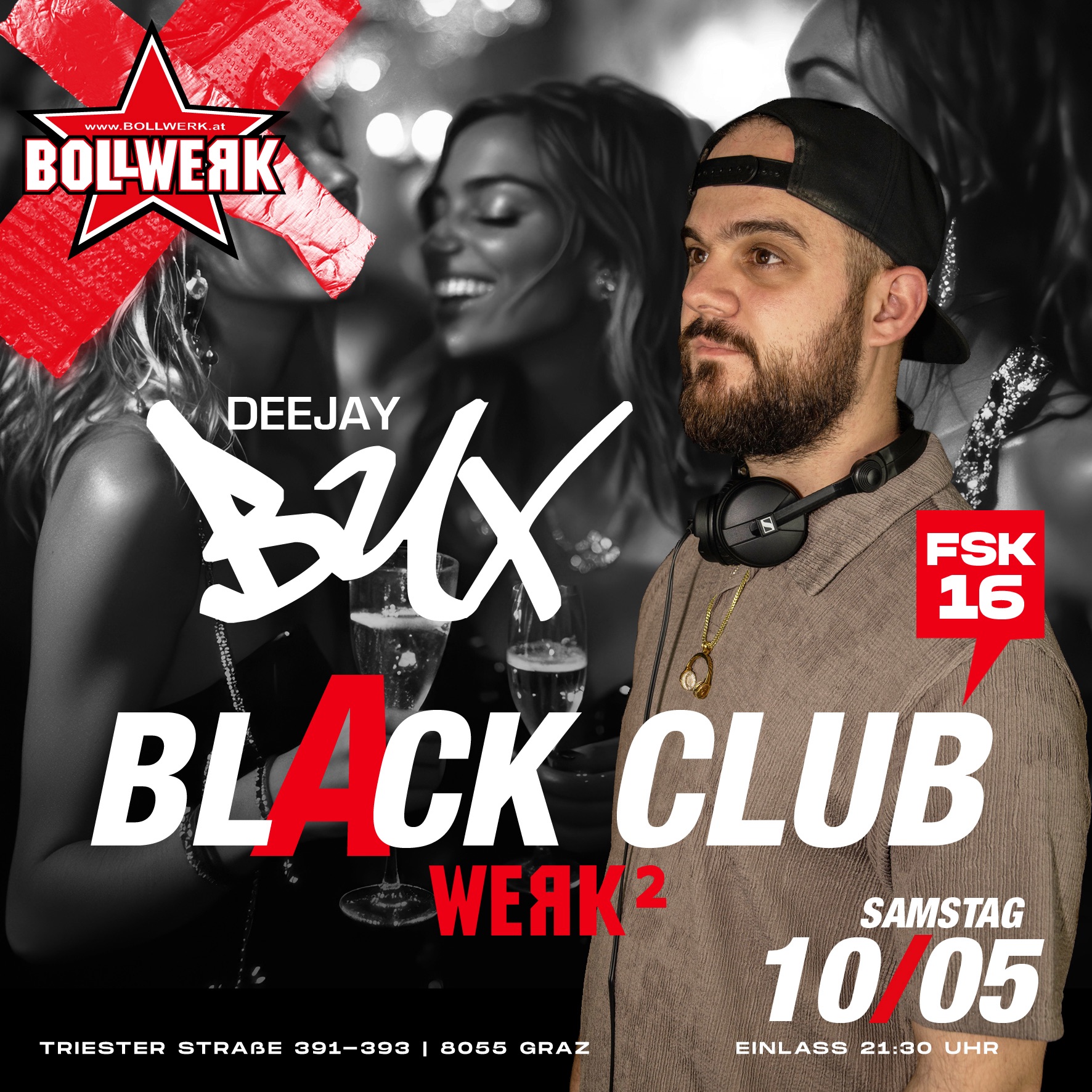 Black Saturday am 10. May 2025 @ Bollwerk Graz. Black Saturday am 10. May 2025 @ Bollwerk Graz.