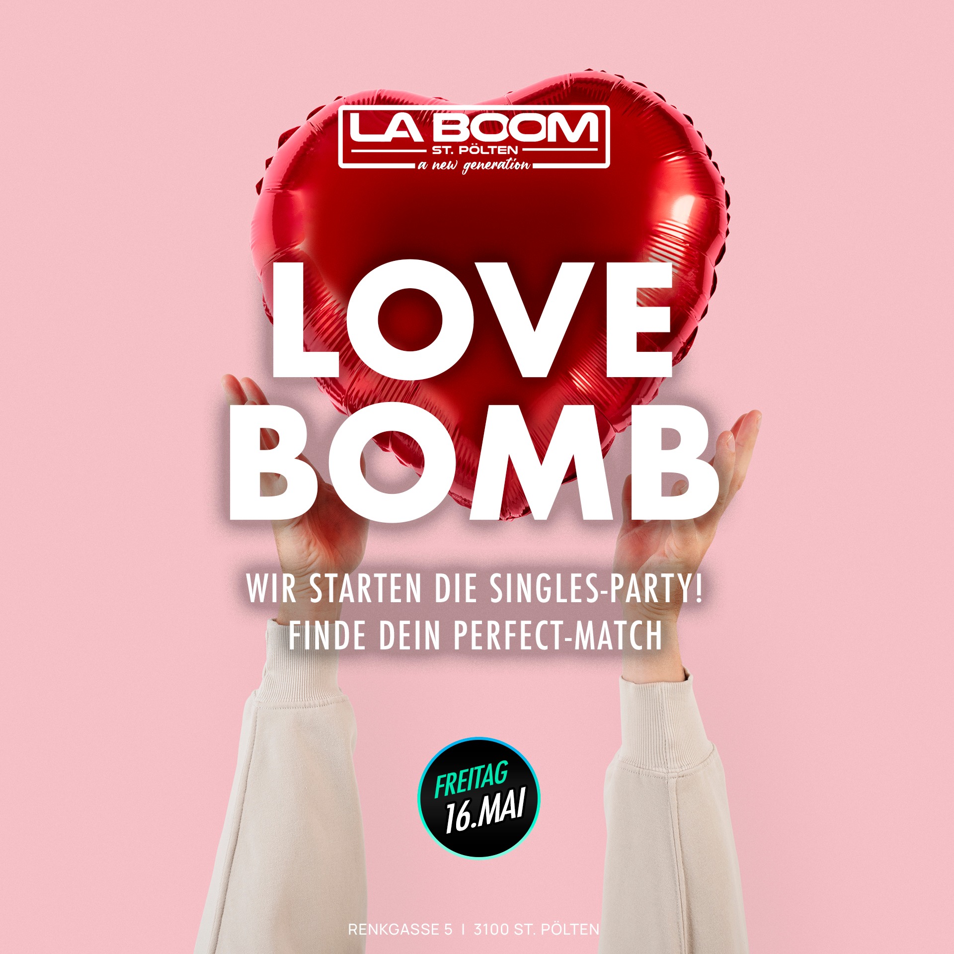 Love Bomb am 16. May 2025 @ La Boom. Love Bomb am 16. May 2025 @ La Boom.