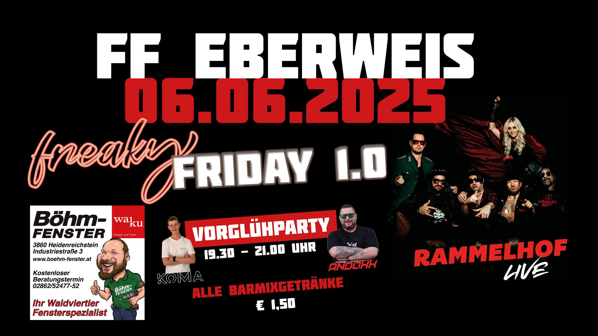 freaky FRIDAY 1.0 am 6. June 2025 @ Eberweis. freaky FRIDAY 1.0 am 6. June 2025 @ Eberweis.