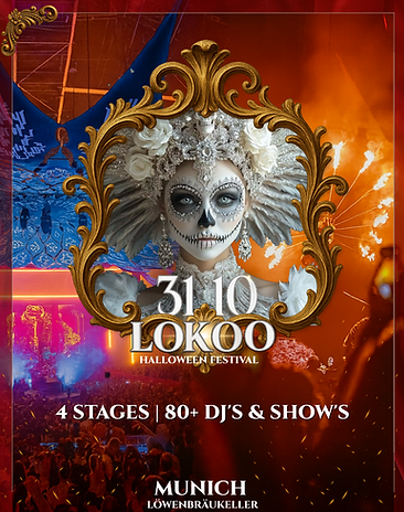 Lokoo Halloween Festival 2025 am 31. October 2025 @ Tennis.Event.Center Hohenems.