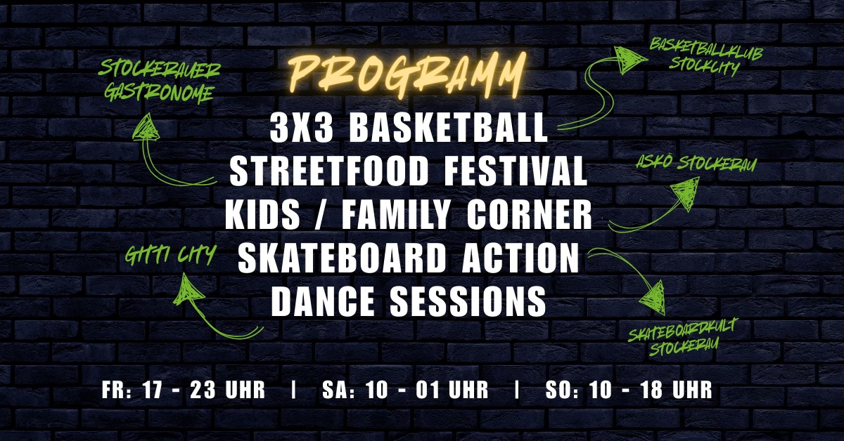 1. Stockcity Street Festival am 23. May 2025 @ SV Stockerau. 1. Stockcity Street Festival am 23. May 2025 @ SV Stockerau.