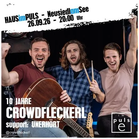 10 Jahre Crowdfleckerl am 26. September 2026 @ Haus Im Puls.