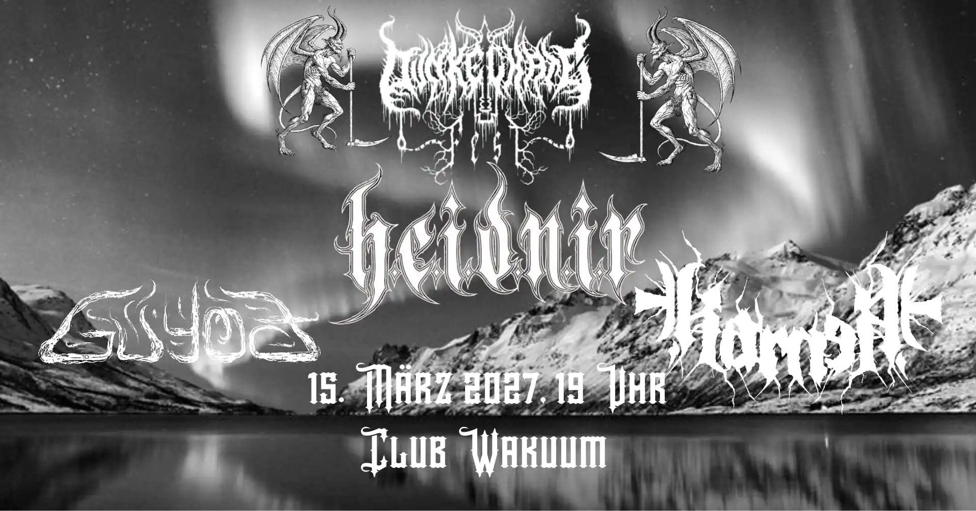 Dunkelhate Fest XV am 15. March 2027 @ Club Wakuum.