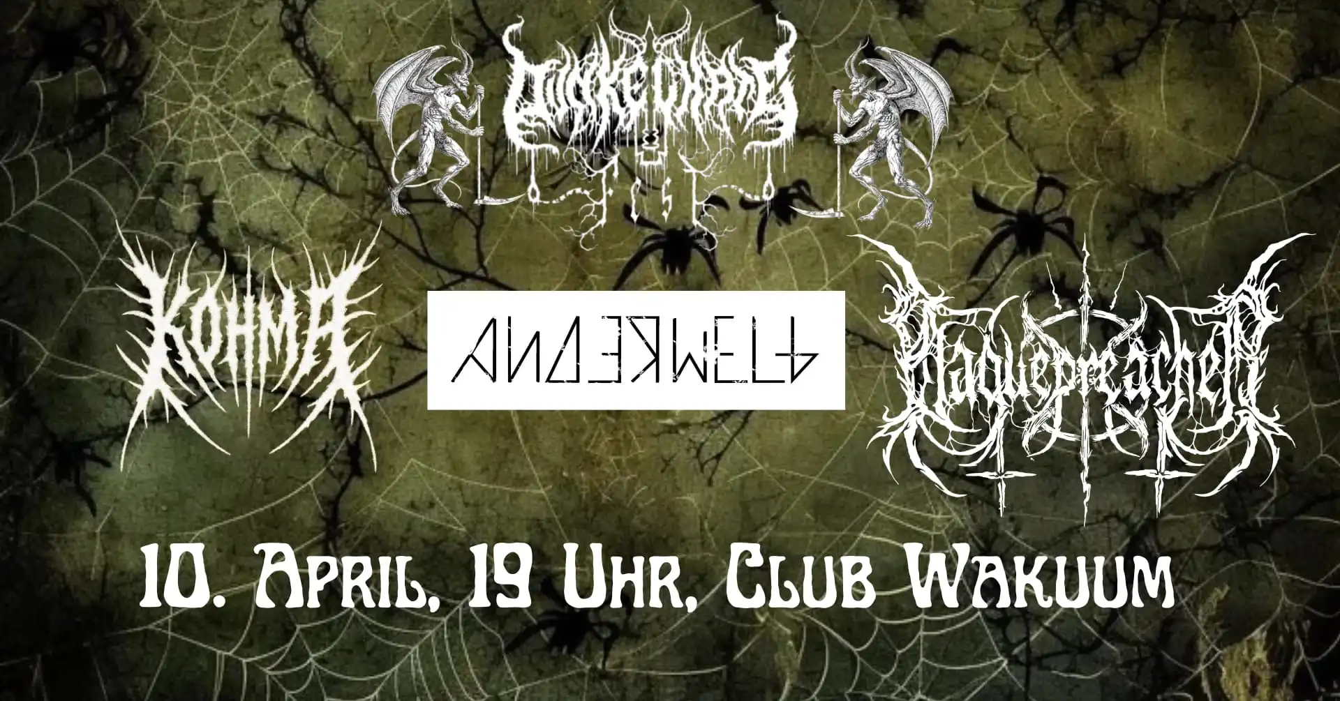 Dunkelhate Fest XVI am 10. April 2027 @ Club Wakuum.