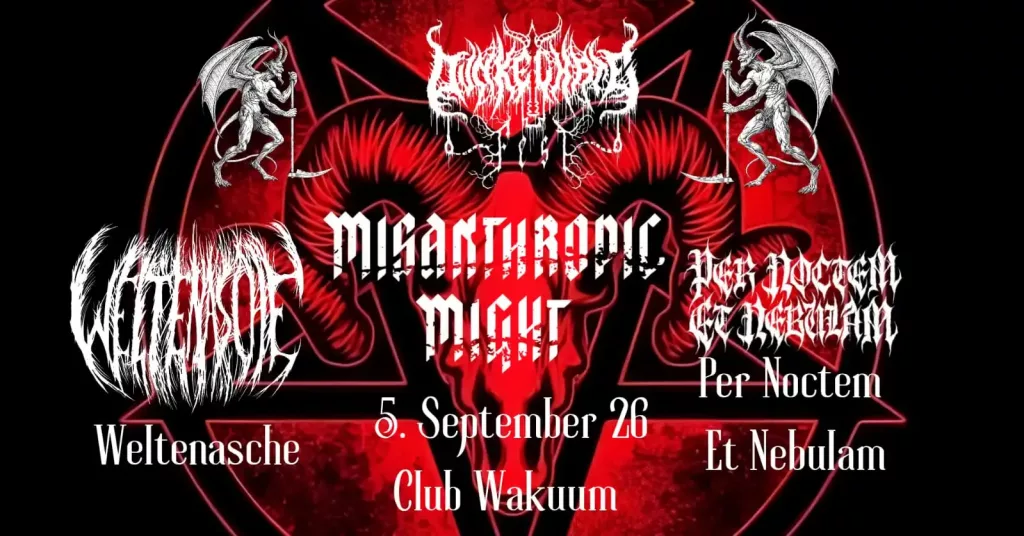 Dunkelhate Fest XII am 5. September 2026 @ Club Wakuum.