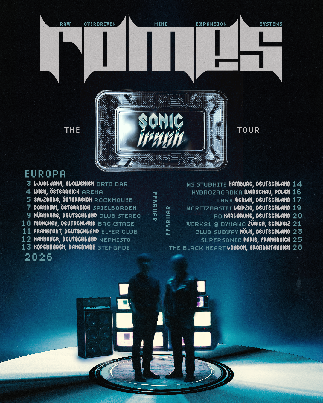 Romes am 4. February 2026 @ Arena Wien.