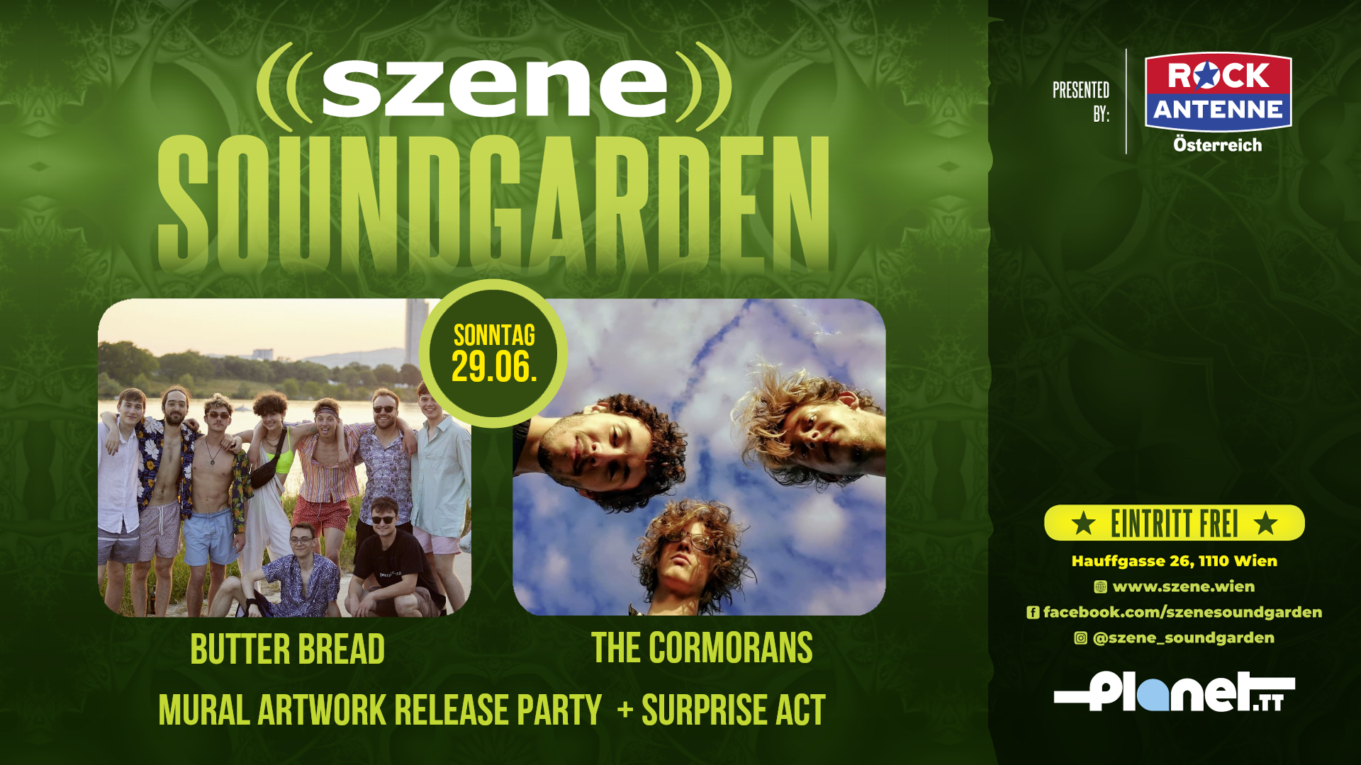 Mural Artwork Release Party am 29. June 2025 @ Szene Wien. Mural Artwork Release Party am 29. June 2025 @ Szene Wien.