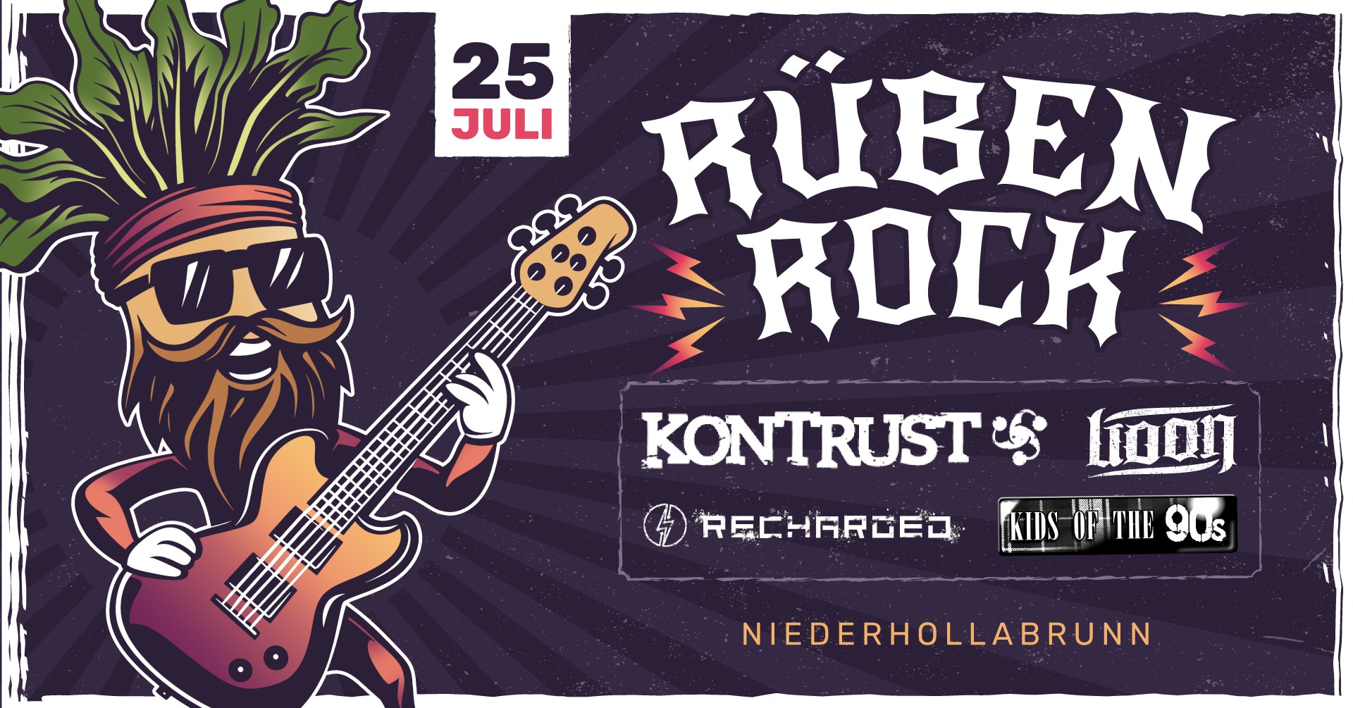 Rüben Rock 2025 am 25. July 2025 @ Rübenplatz Niederhollabrunn. Rüben Rock 2025 am 25. July 2025 @ Rübenplatz Niederhollabrunn.