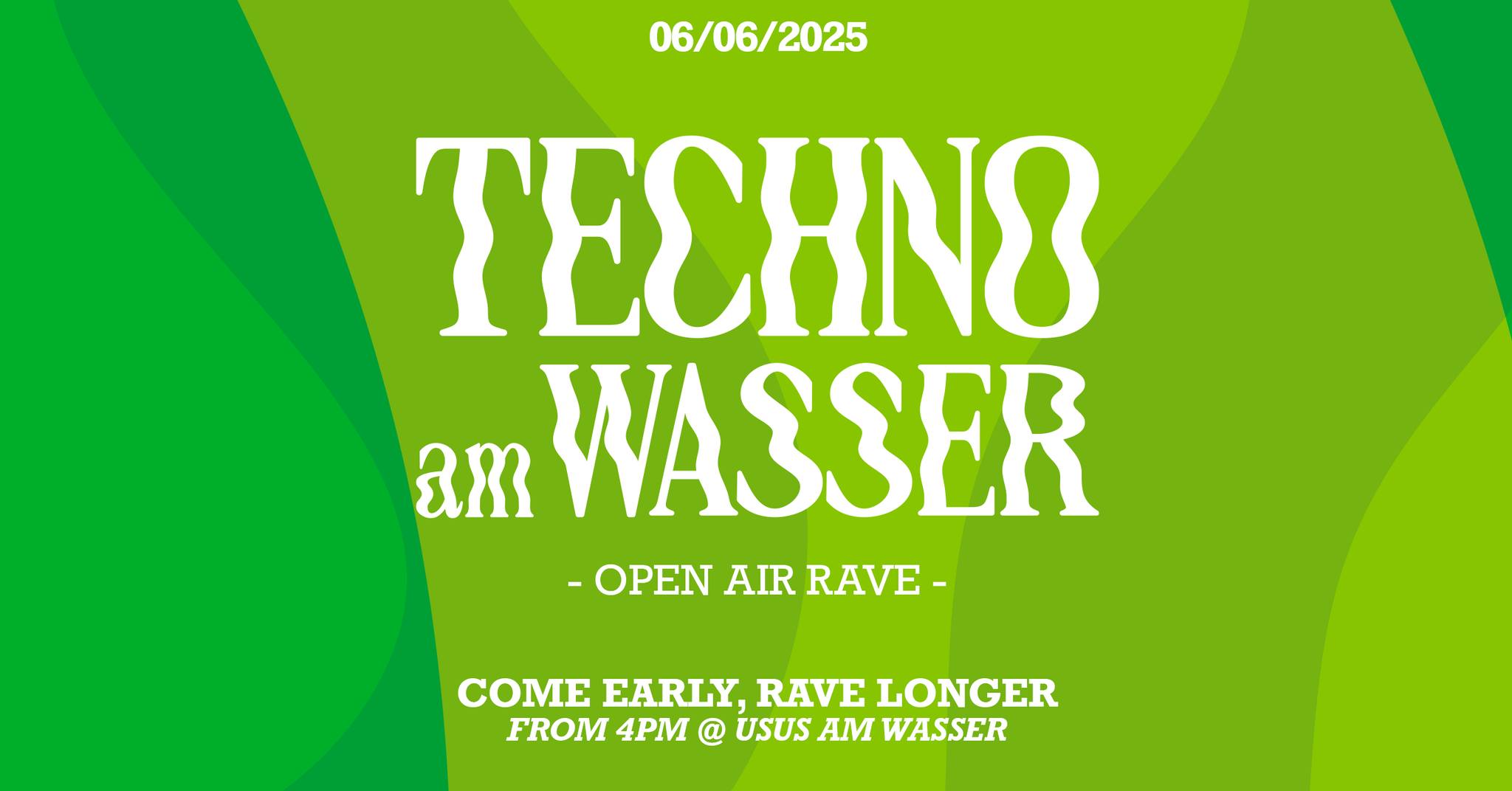Techno am Wasser #2 am 6. June 2025 @ USUS am Wasser. Techno am Wasser #2 am 6. June 2025 @ USUS am Wasser.