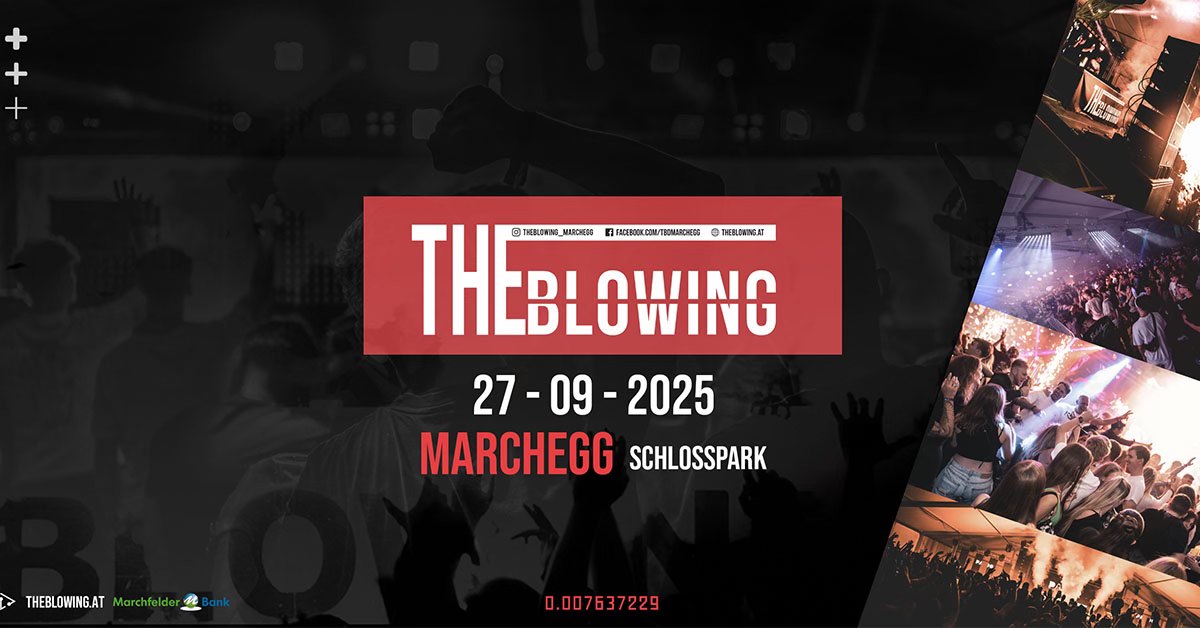 THE BLOWING 2025 am 27. September 2025 @ Im Schloss. THE BLOWING 2025 am 27. September 2025 @ Im Schloss.