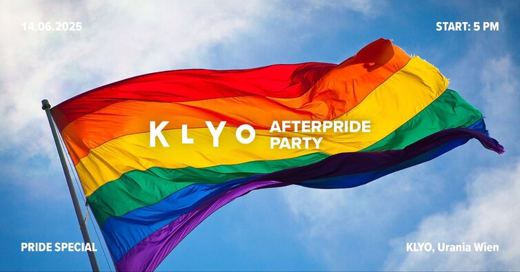 KLYO Afterpride Party am 14. June 2025 @ Klyo Wien. KLYO Afterpride Party am 14. June 2025 @ Klyo Wien.