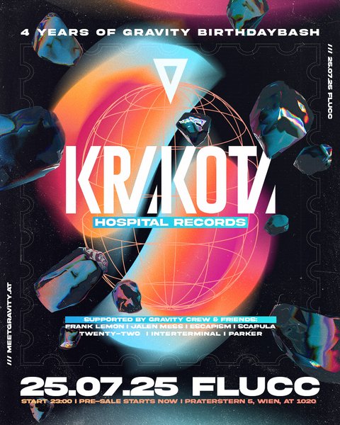 Gravity am 25. July 2025 @ Flucc. Gravity am 25. July 2025 @ Flucc.