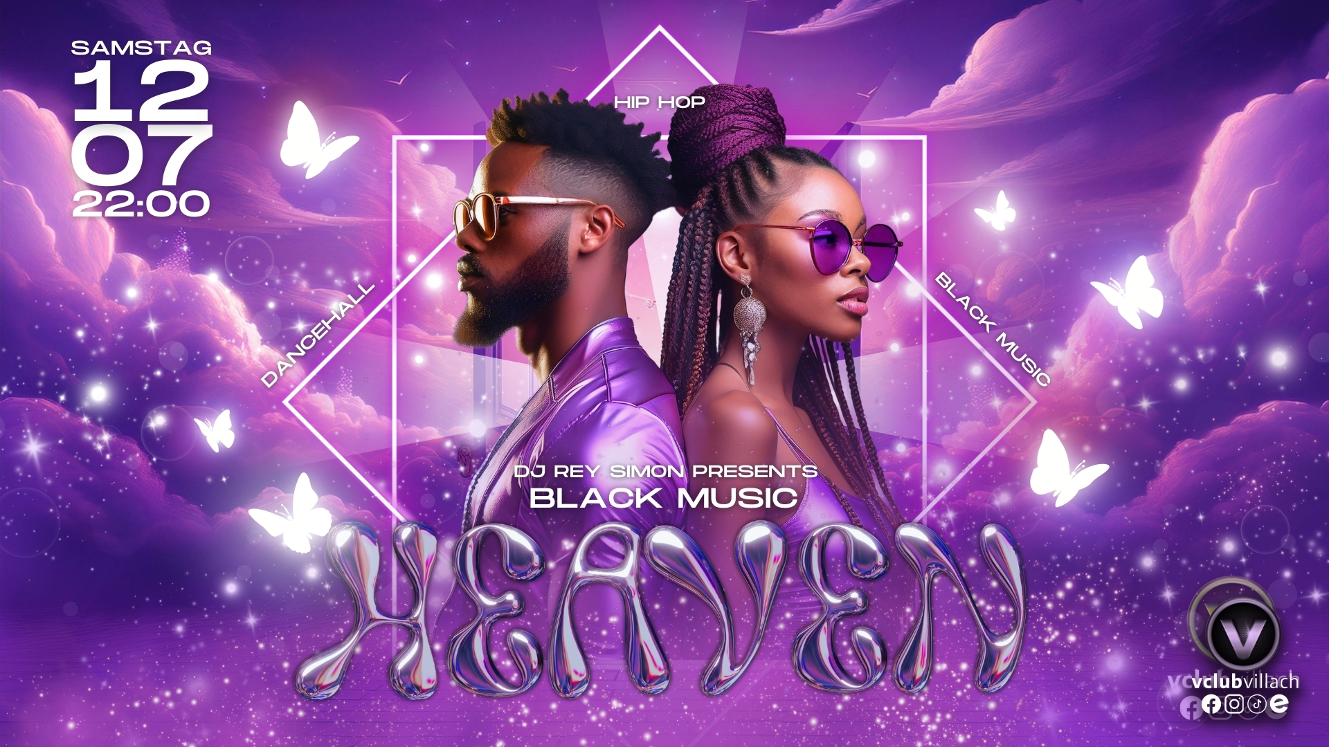 Black Music Heaven am 12. July 2025 @ V-Club.