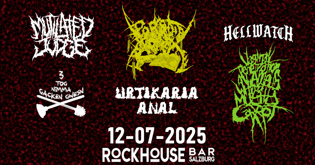 PORNTHEGORE am 12. July 2025 @ Rockhouse Salzburg.