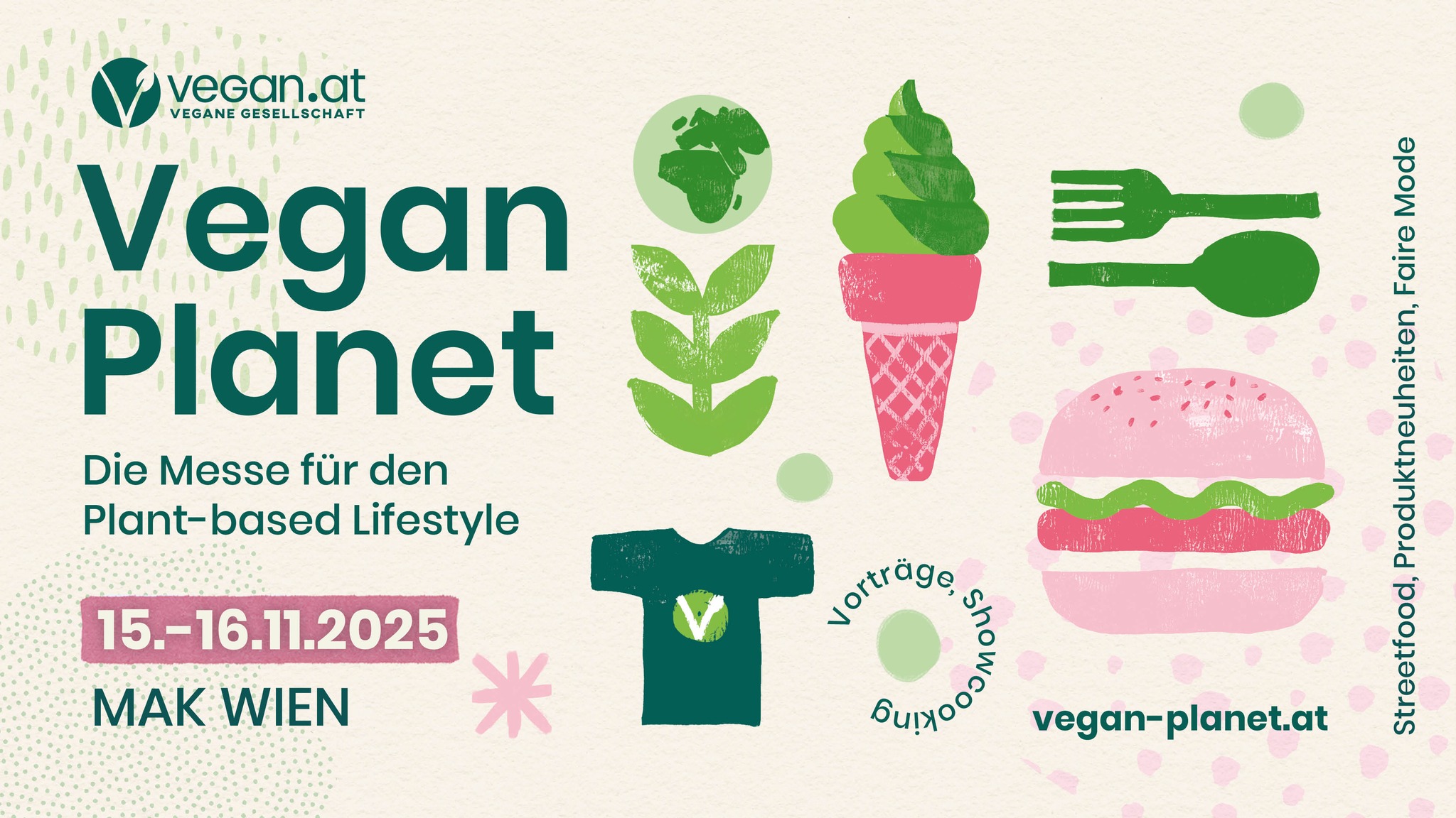 Vegan Planet Wien 2025 am 15. November 2025 @ MAK Museum Wien. Vegan Planet Wien 2025 am 15. November 2025 @ MAK Museum Wien.