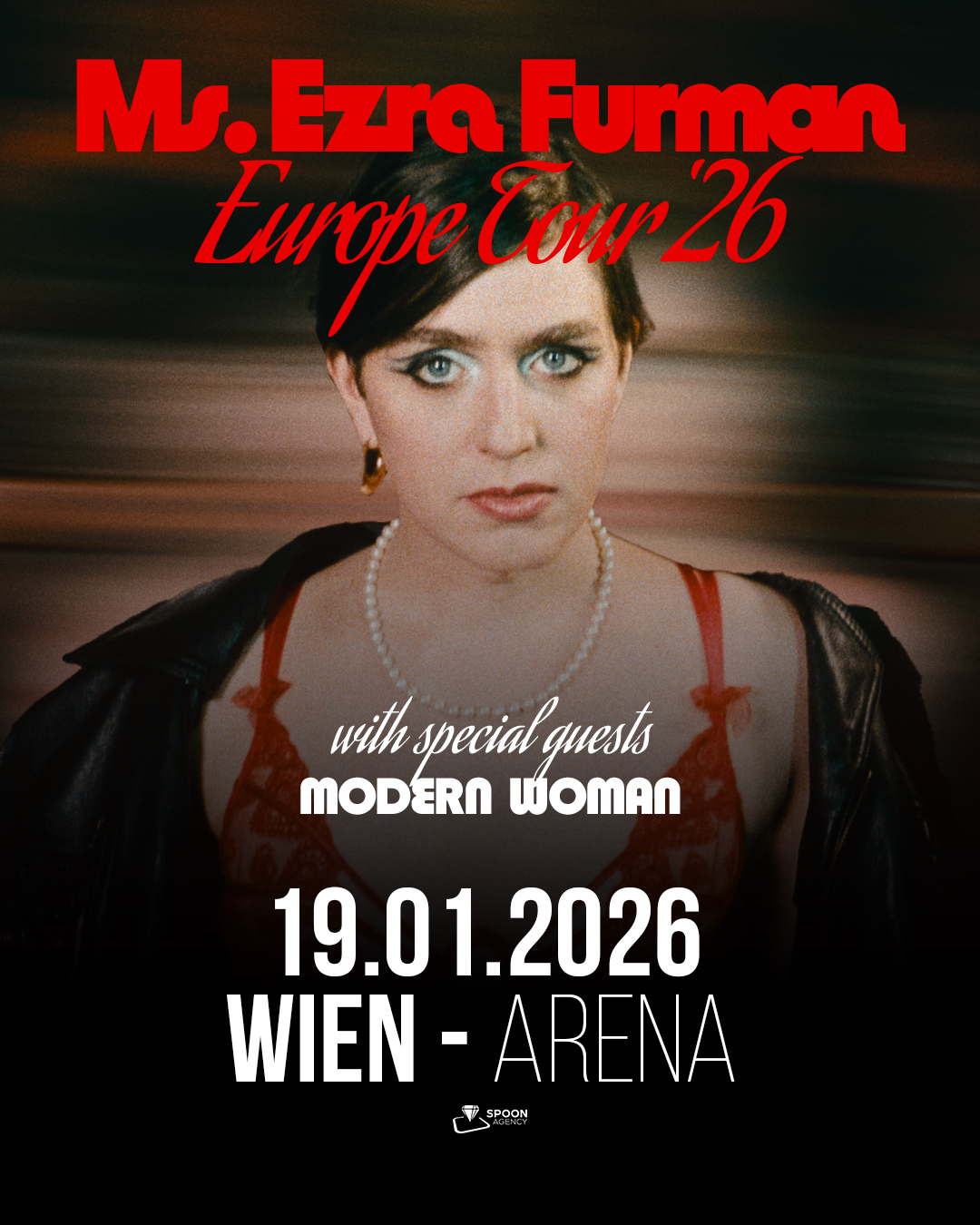 Ezra Furman am 19. January 2026 @ Arena Wien. Ezra Furman am 19. January 2026 @ Arena Wien.