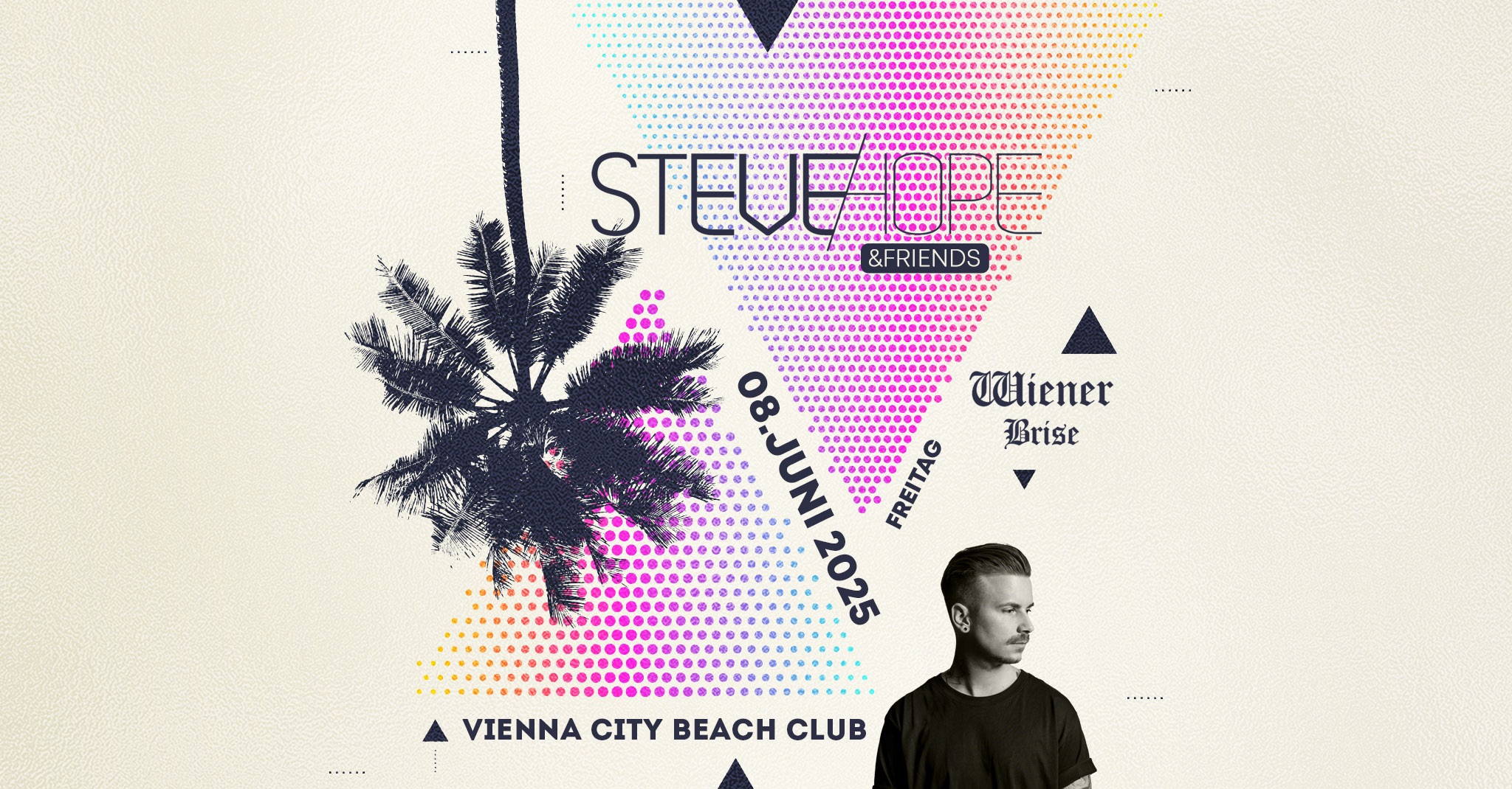 STEVE HOPE & FRIENDS am 7. September 2025 @ Vienna City Beach Club. STEVE HOPE & FRIENDS am 7. September 2025 @ Vienna City Beach Club.