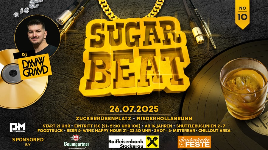 Sugar Beat 2025 am 26. July 2025 @ Rübenplatz Niederhollabrunn.