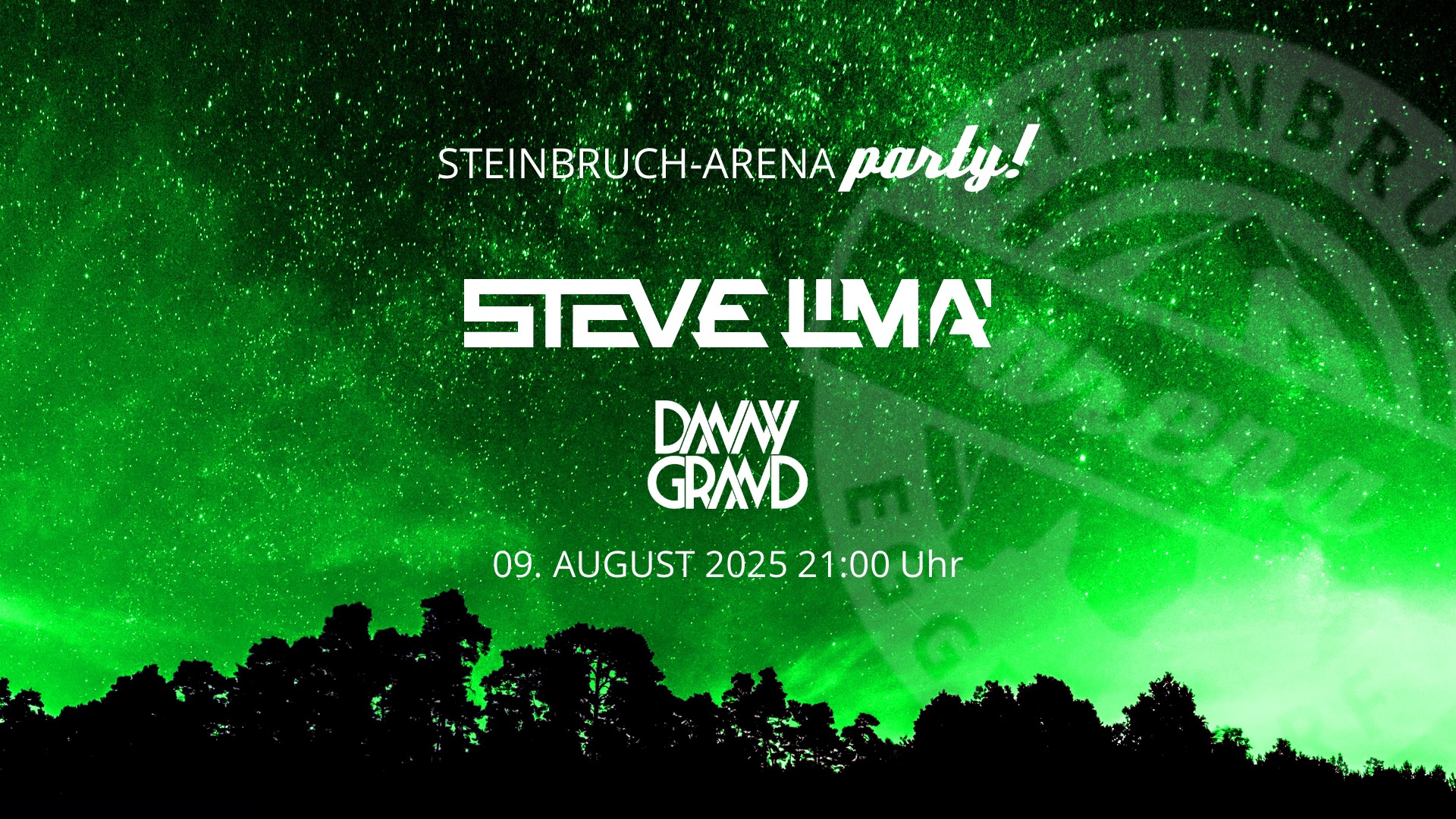 Steinbruch Arena Party am 9. August 2025 @ Steinbruch-Arena Eggendorf. Steinbruch Arena Party am 9. August 2025 @ Steinbruch-Arena Eggendorf.
