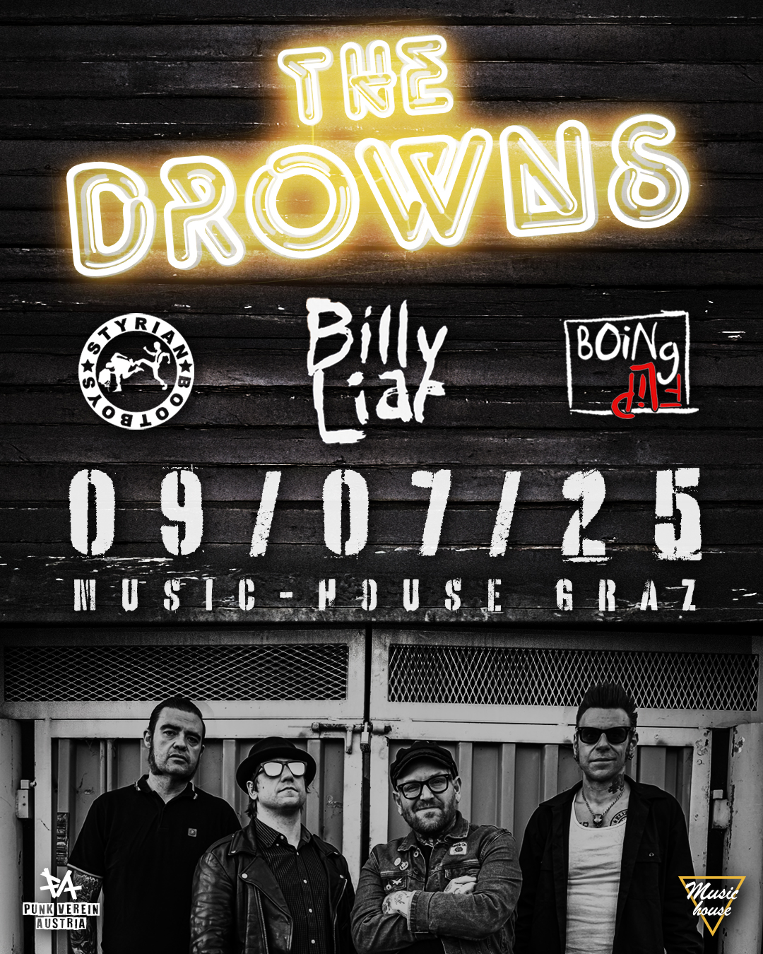 The Drowns am 9. July 2025 @ Music-House. The Drowns am 9. July 2025 @ Music-House.