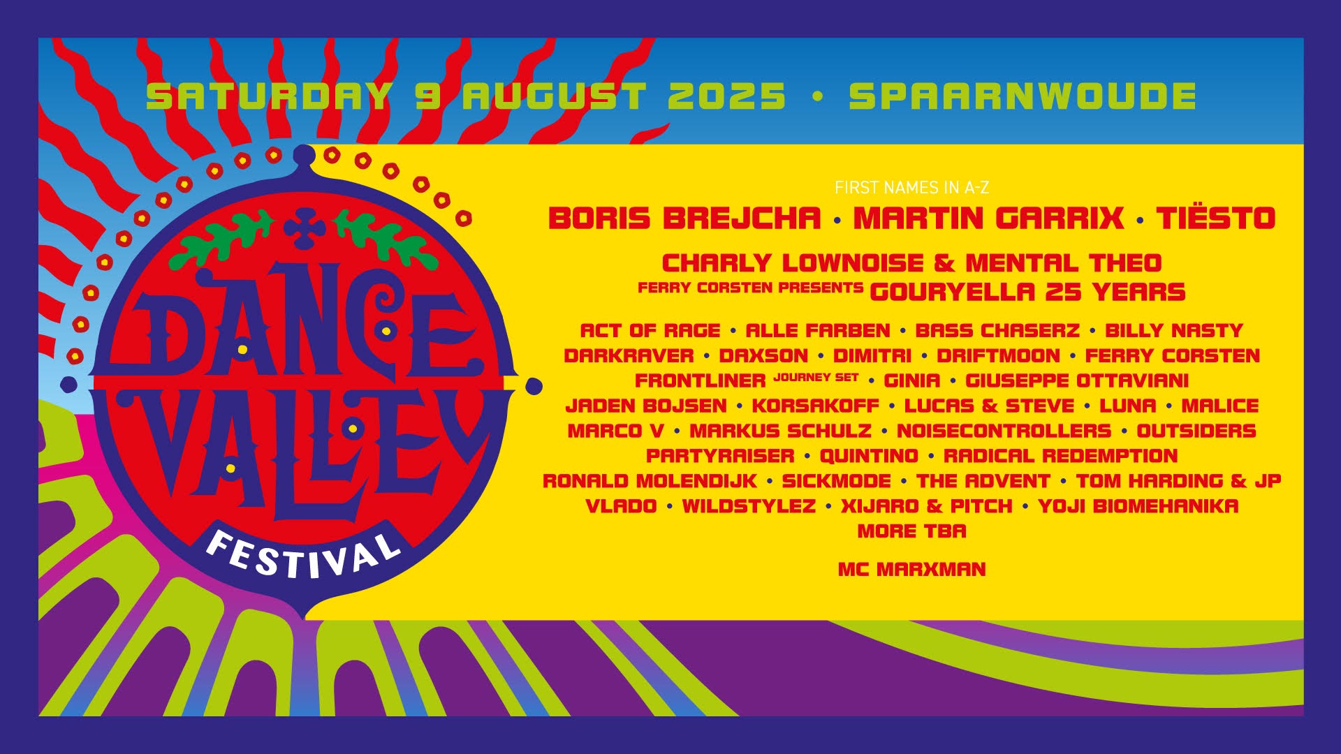 Dance Valley 2025 am 9. August 2025 @ Spaarnwoude Park.