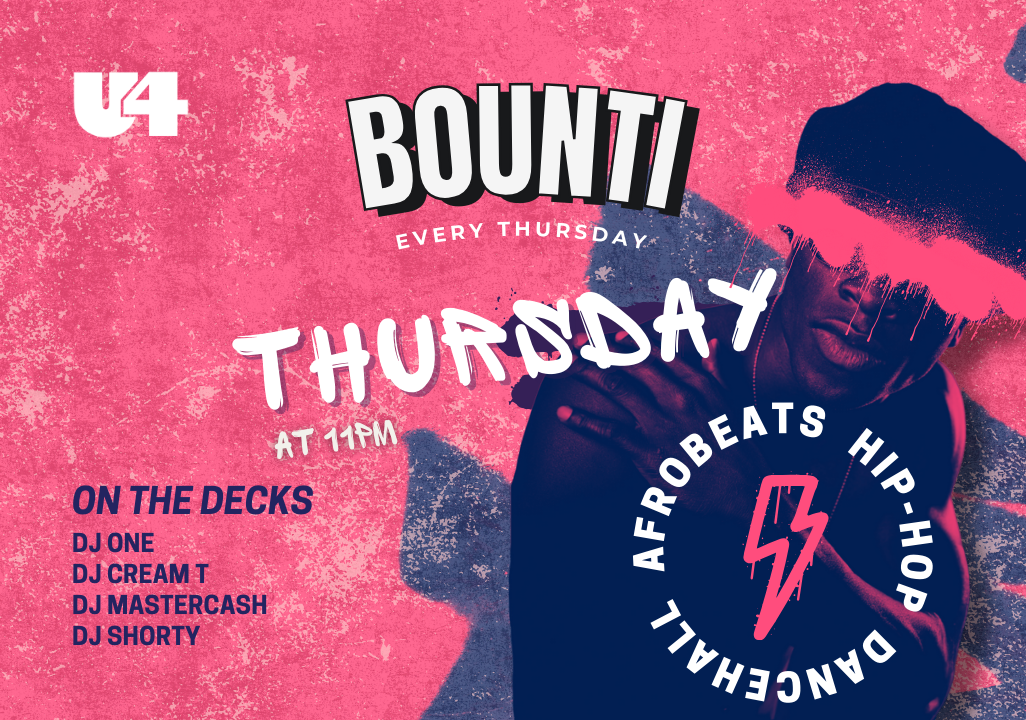 BOUNTI am 5. March 2026 @ U4 Vienna.