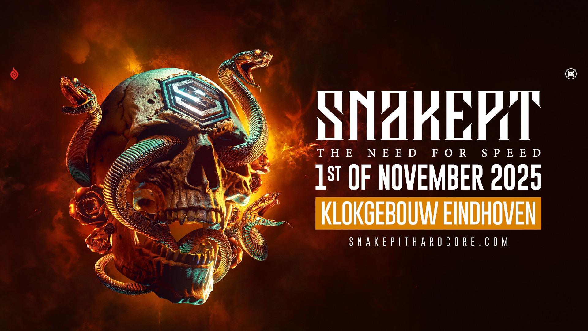 Snakepit 2025 am 1. November 2025 @ Klokgebouw. Snakepit 2025 am 1. November 2025 @ Klokgebouw.