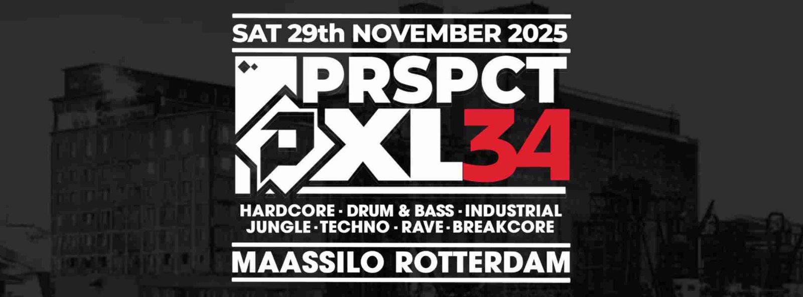 PRSPCT XL34 am 29. November 2025 @ Maassilo. PRSPCT XL34 am 29. November 2025 @ Maassilo.
