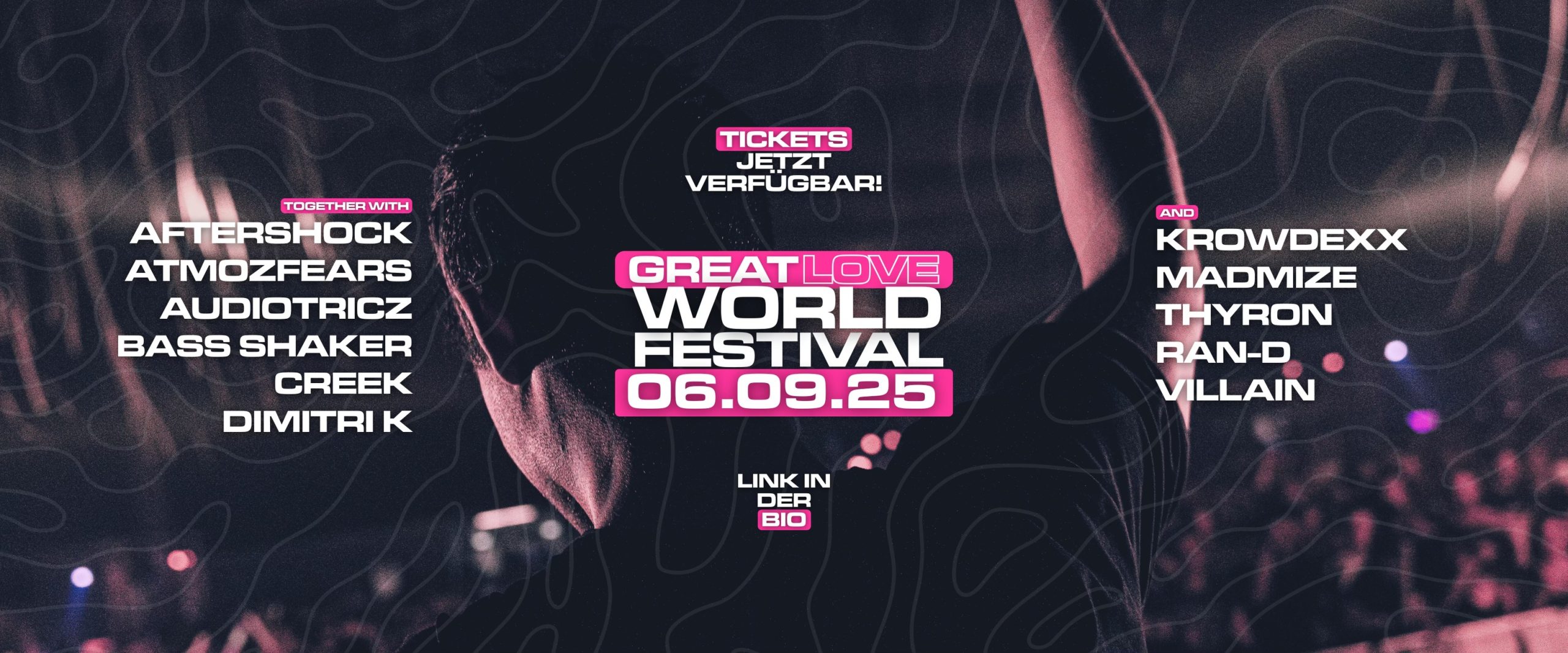 GreatLoveWorldFestival 2025 am 6. September 2025 @ Eissporthalle Solingen. GreatLoveWorldFestival 2025 am 6. September 2025 @ Eissporthalle Solingen.