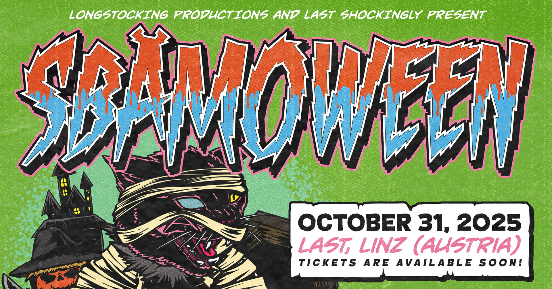 SBÄMOWEEN am 31. October 2025 @ Last Linz. SBÄMOWEEN am 31. October 2025 @ Last Linz.