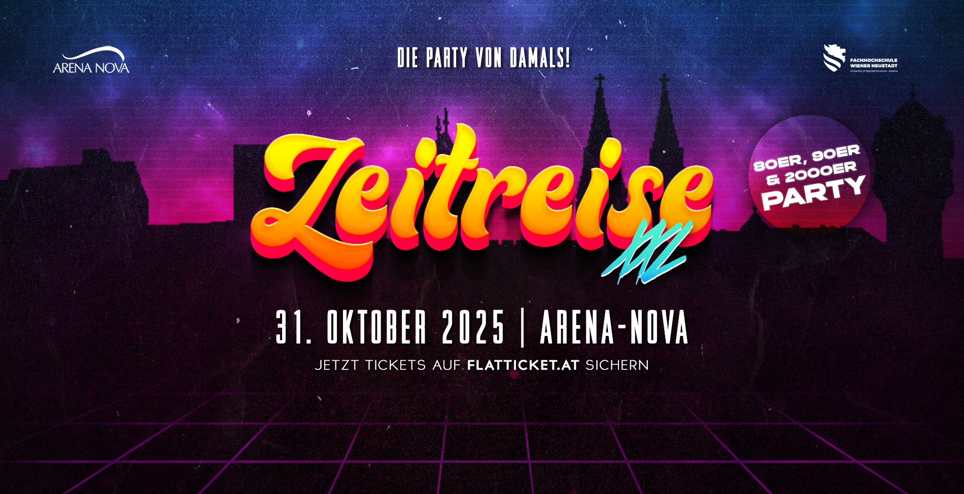 Zeitreise XXL am 31. October 2025 @ Arena Nova. Zeitreise XXL am 31. October 2025 @ Arena Nova.