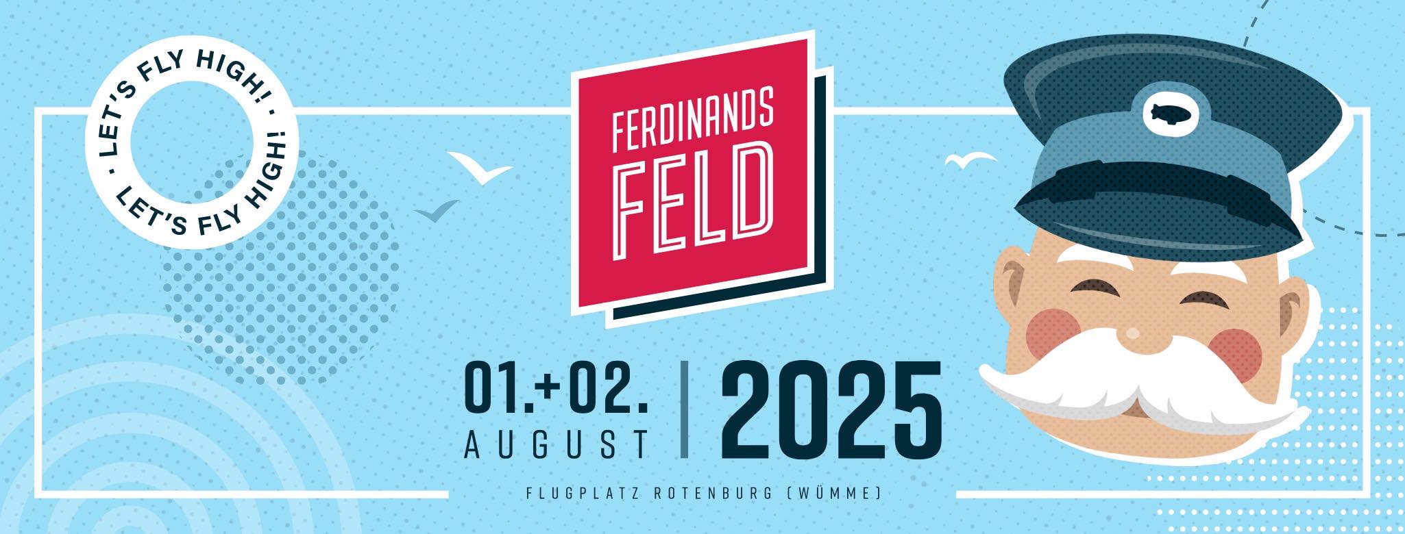 Ferdinands Feld 2025 am 1. August 2025 @ Flugplatz Rotenburg. Ferdinands Feld 2025 am 1. August 2025 @ Flugplatz Rotenburg.