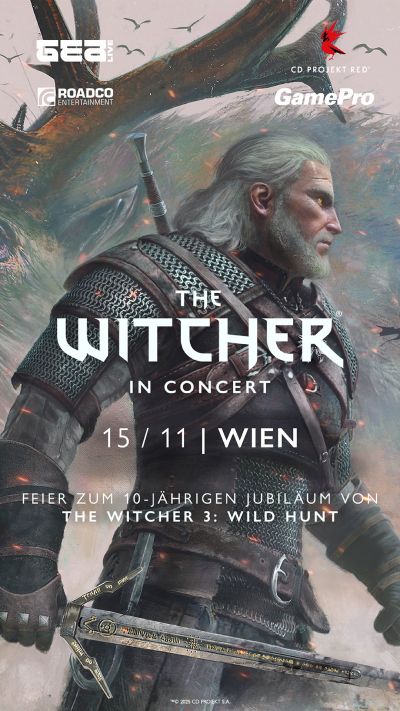 The Witcher 3 in Concert am 15. November 2025 @ Wiener Stadthalle. The Witcher 3 in Concert am 15. November 2025 @ Wiener Stadthalle.