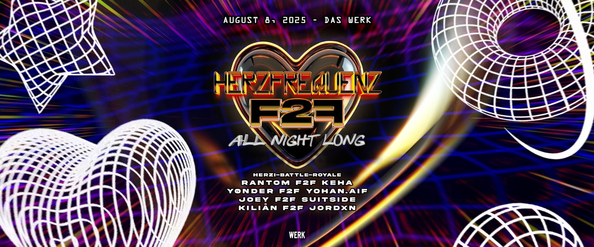 Herzfrequenz am 8. August 2025 @ Das Werk. Herzfrequenz am 8. August 2025 @ Das Werk.