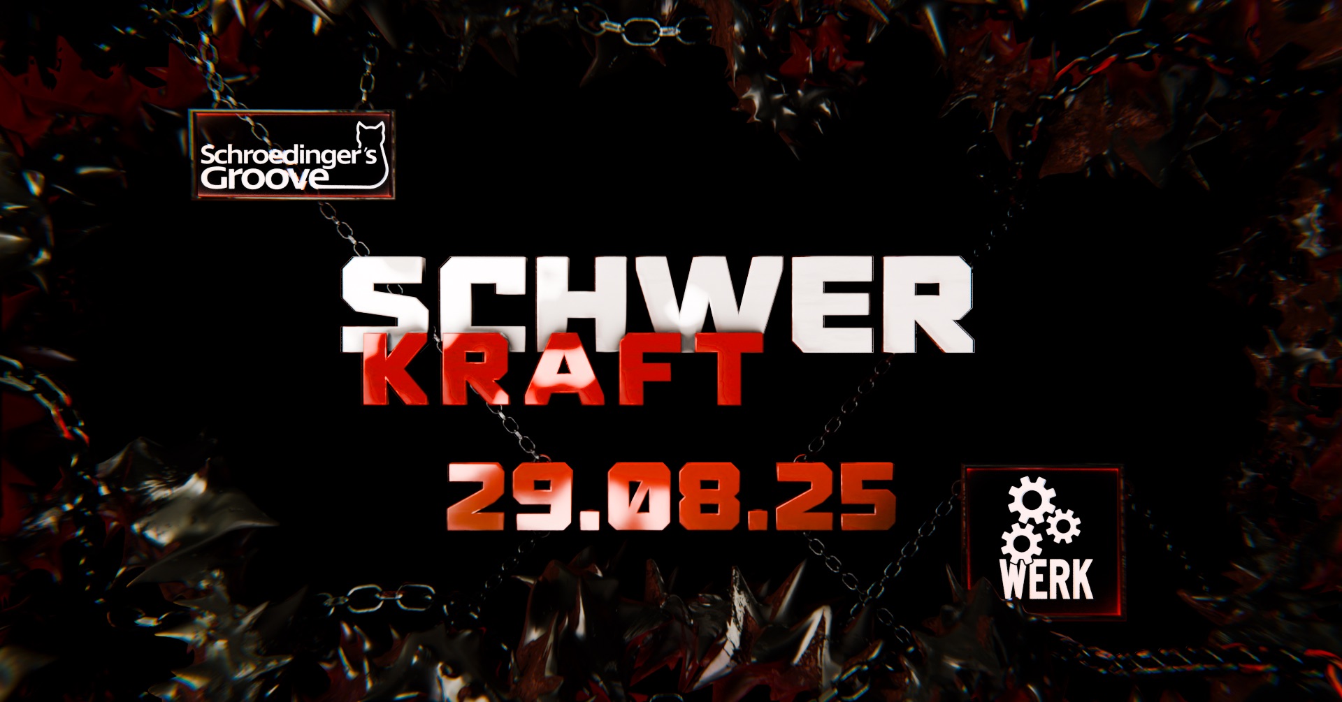Schwerkraft am 29. August 2025 @ Das Werk. Schwerkraft am 29. August 2025 @ Das Werk.