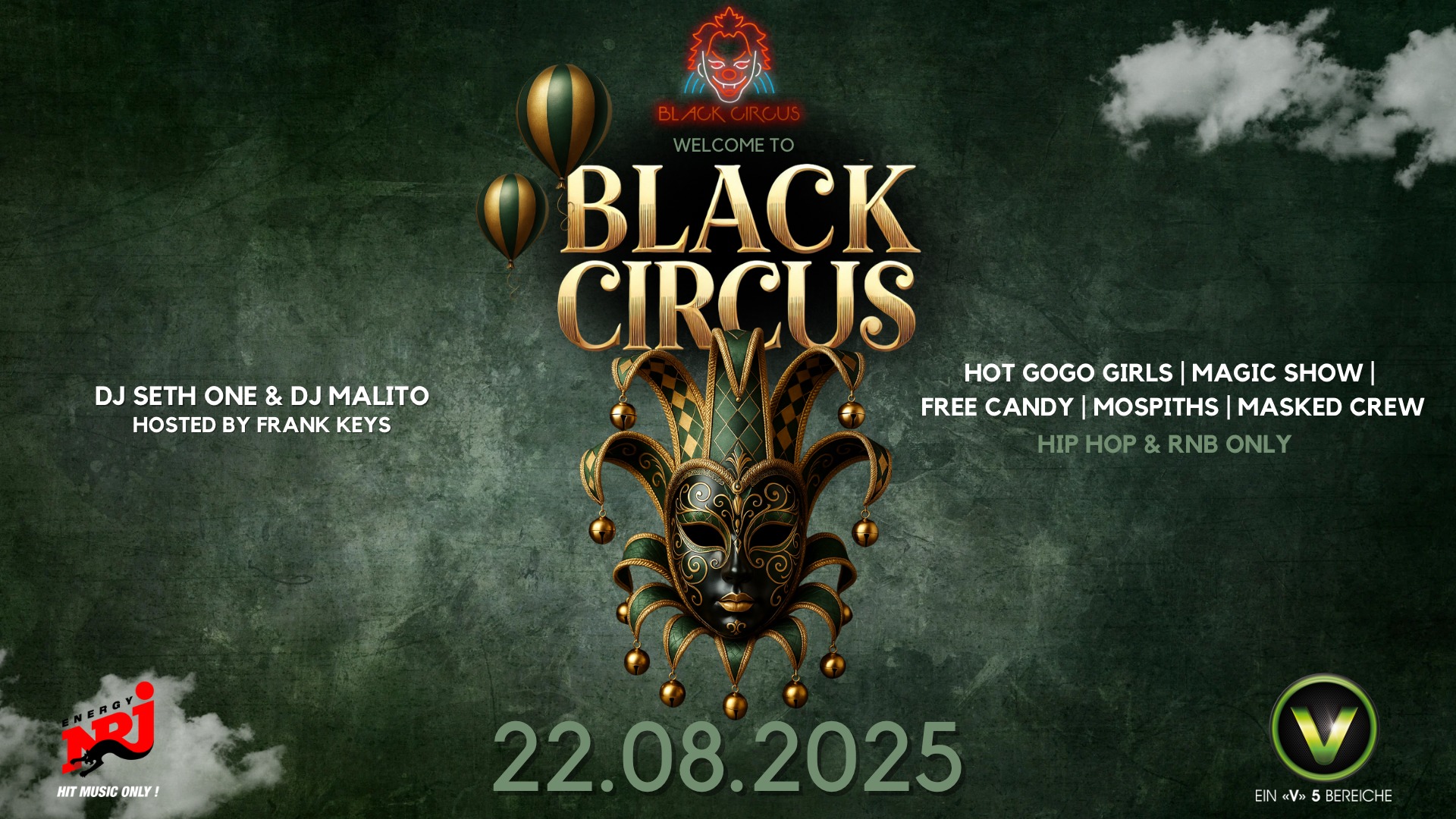 Black Circus am 22. August 2025 @ V-Club.