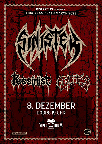 Sinister am 8. December 2025 @ Viper Room.