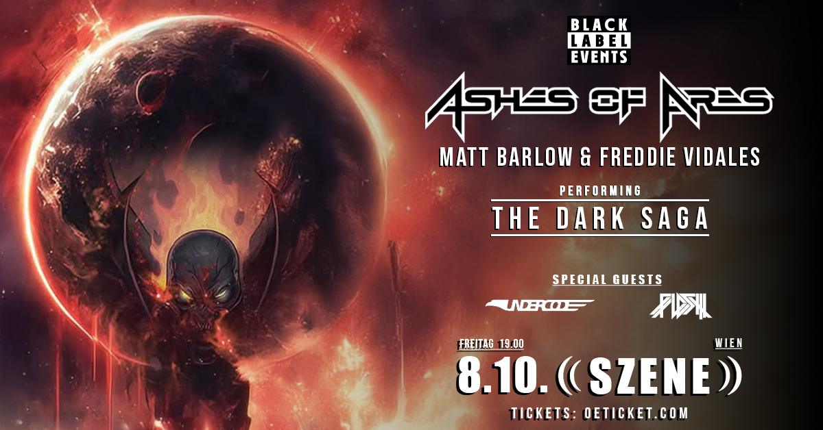 Ashes Of Ares am 8. October 2025 @ Szene Wien. Ashes Of Ares am 8. October 2025 @ Szene Wien.