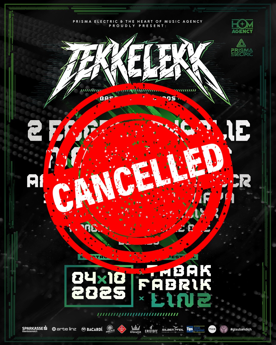 Tekkelekk am 4. October 2025 @ Tabakfabrik Linz.