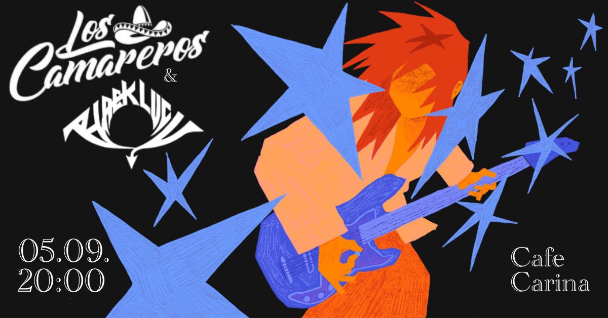 Los Camareros / Black Lucy am 5. September 2025 @ Café Carina. Los Camareros / Black Lucy am 5. September 2025 @ Café Carina.