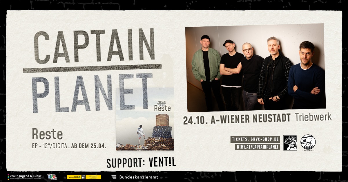 Captain Planet am 24. October 2025 @ Triebwerk. Captain Planet am 24. October 2025 @ Triebwerk.