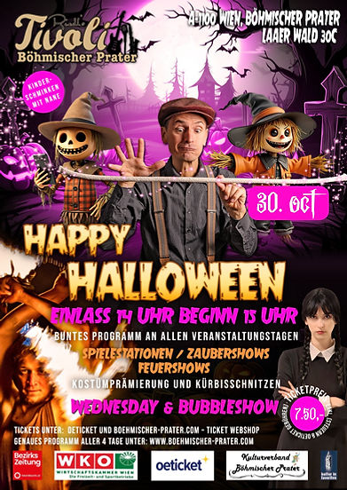Kinderhalloween Party am 30. October 2025 @ Tivoli im Böhmischen Prater. Kinderhalloween Party am 30. October 2025 @ Tivoli im Böhmischen Prater.