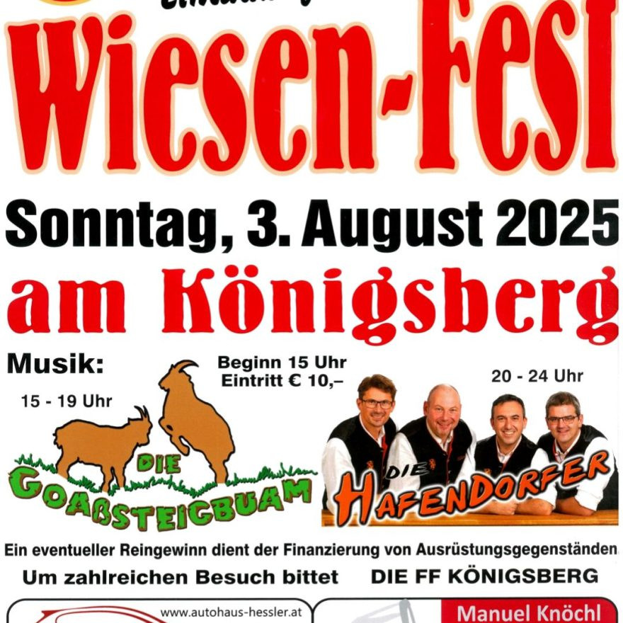 Wiesenfest 2025 in Königsberg