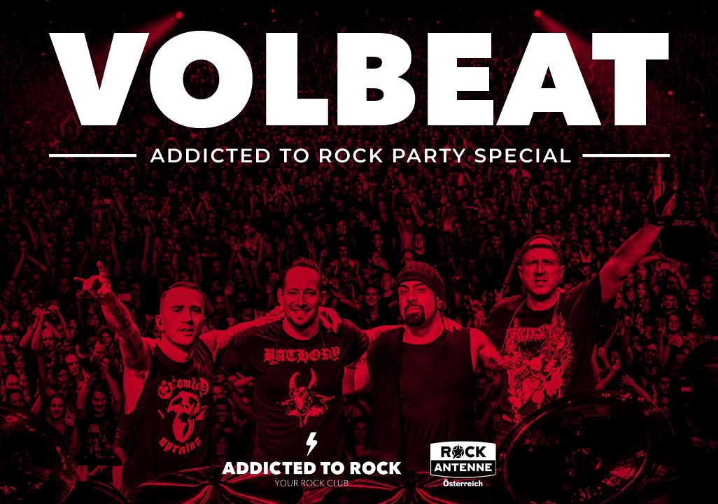 Addicted to Rock - Volbeat Party Special am 30. September 2025 @ U4 Vienna. Addicted to Rock - Volbeat Party Special am 30. September 2025 @ U4 Vienna.