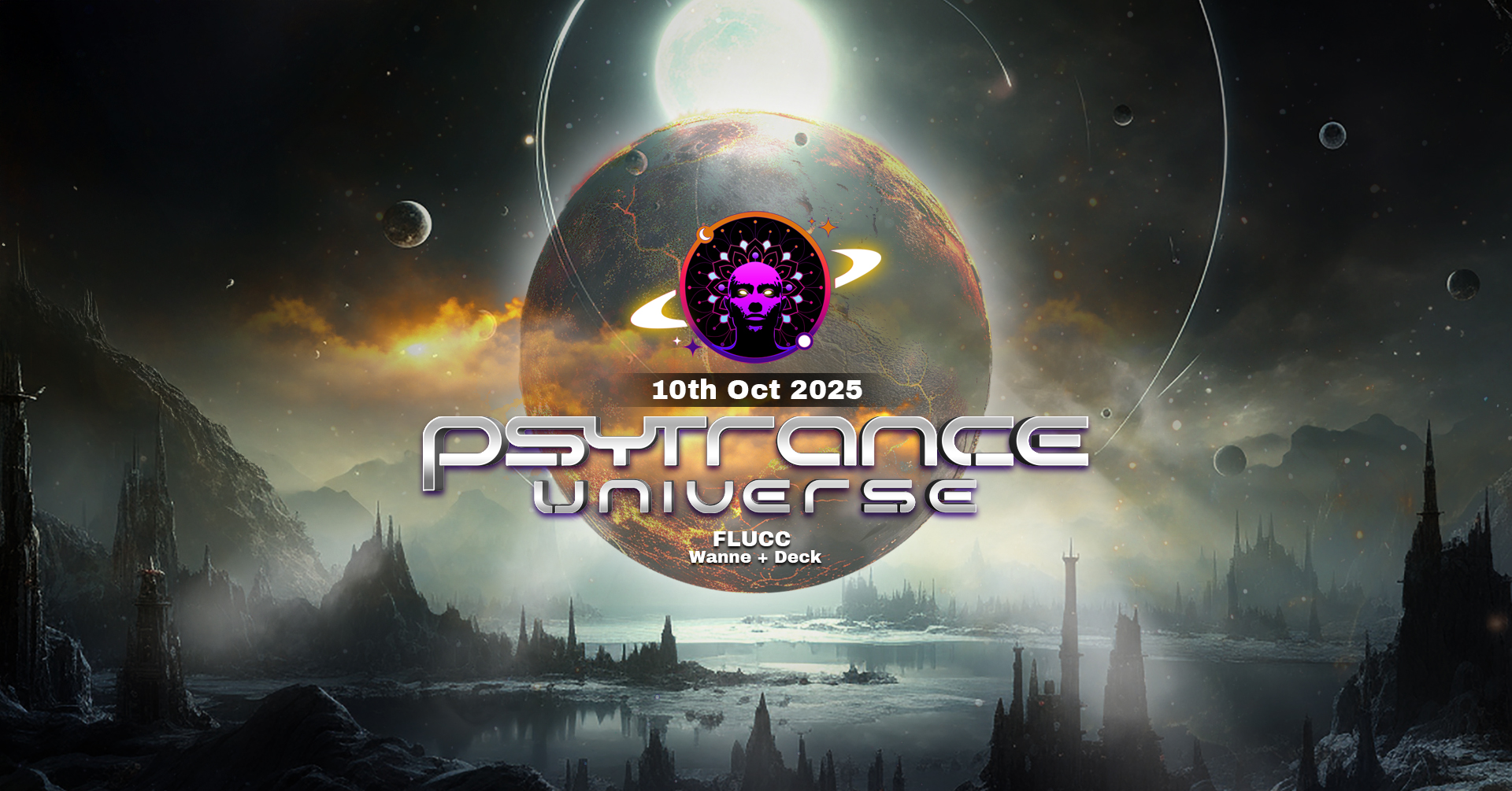 PSYTRANCE UNIVERSE w/ Klopfgeister am 10. October 2025 @ Flucc. PSYTRANCE UNIVERSE w/ Klopfgeister am 10. October 2025 @ Flucc.
