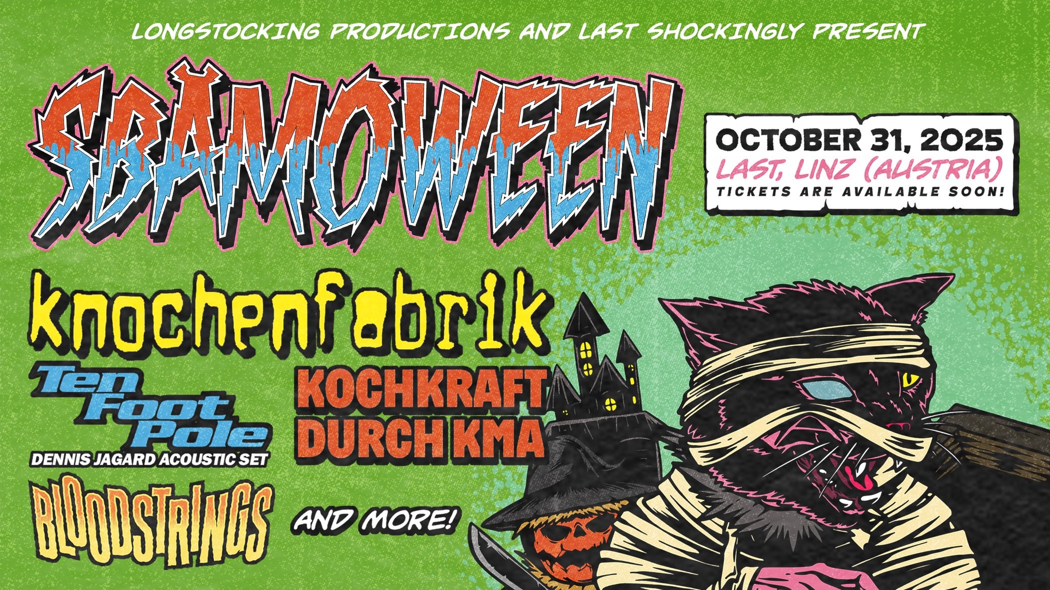 SBÄMOWEEN am 31. October 2025 @ Last Linz. SBÄMOWEEN am 31. October 2025 @ Last Linz.