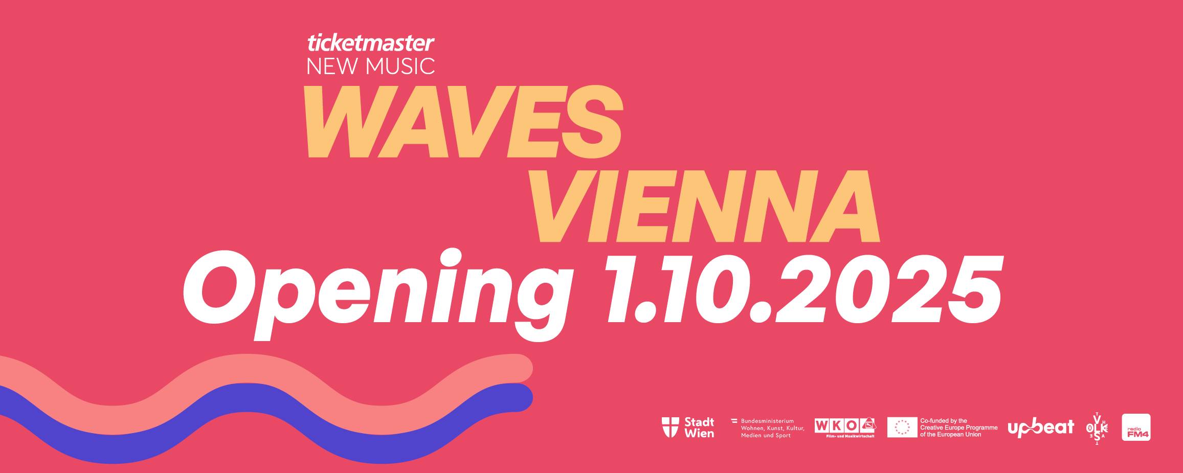 Waves Vienna 2025 - Opening am 1. October 2025 @ Volkstheater.