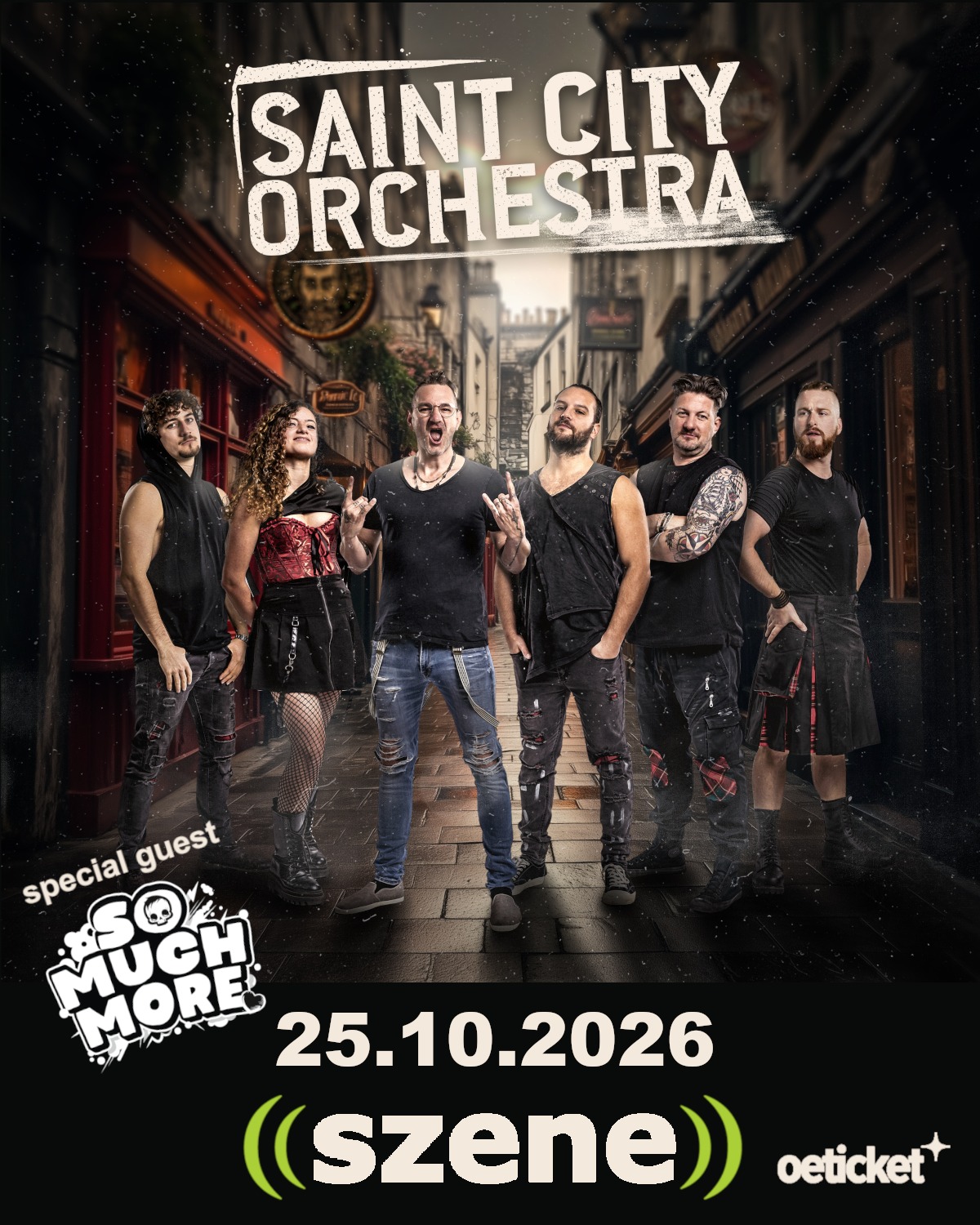 Saint City Orchestra am 25. October 2026 @ Szene Wien. Saint City Orchestra am 25. October 2026 @ Szene Wien.