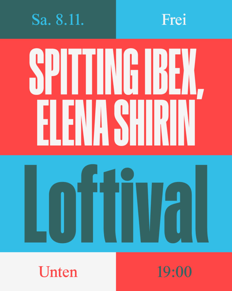 Loftival am 8. November 2025 @ The Loft.
